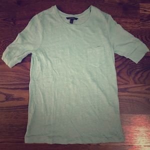 Banana Republic Linen blend 3/4 Sleeve Tee